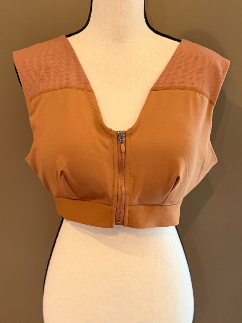 Copper Life by Tommie Copper Shoulder Support Bra Front Zip, Size 2XL